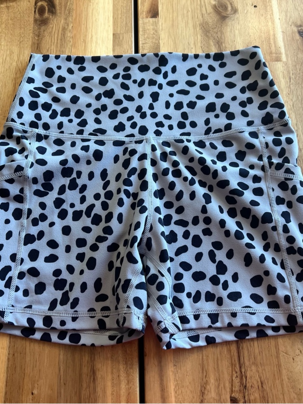 Sunzel Animal Print Biker Shorts High Rise Gym Yoga Shorts
